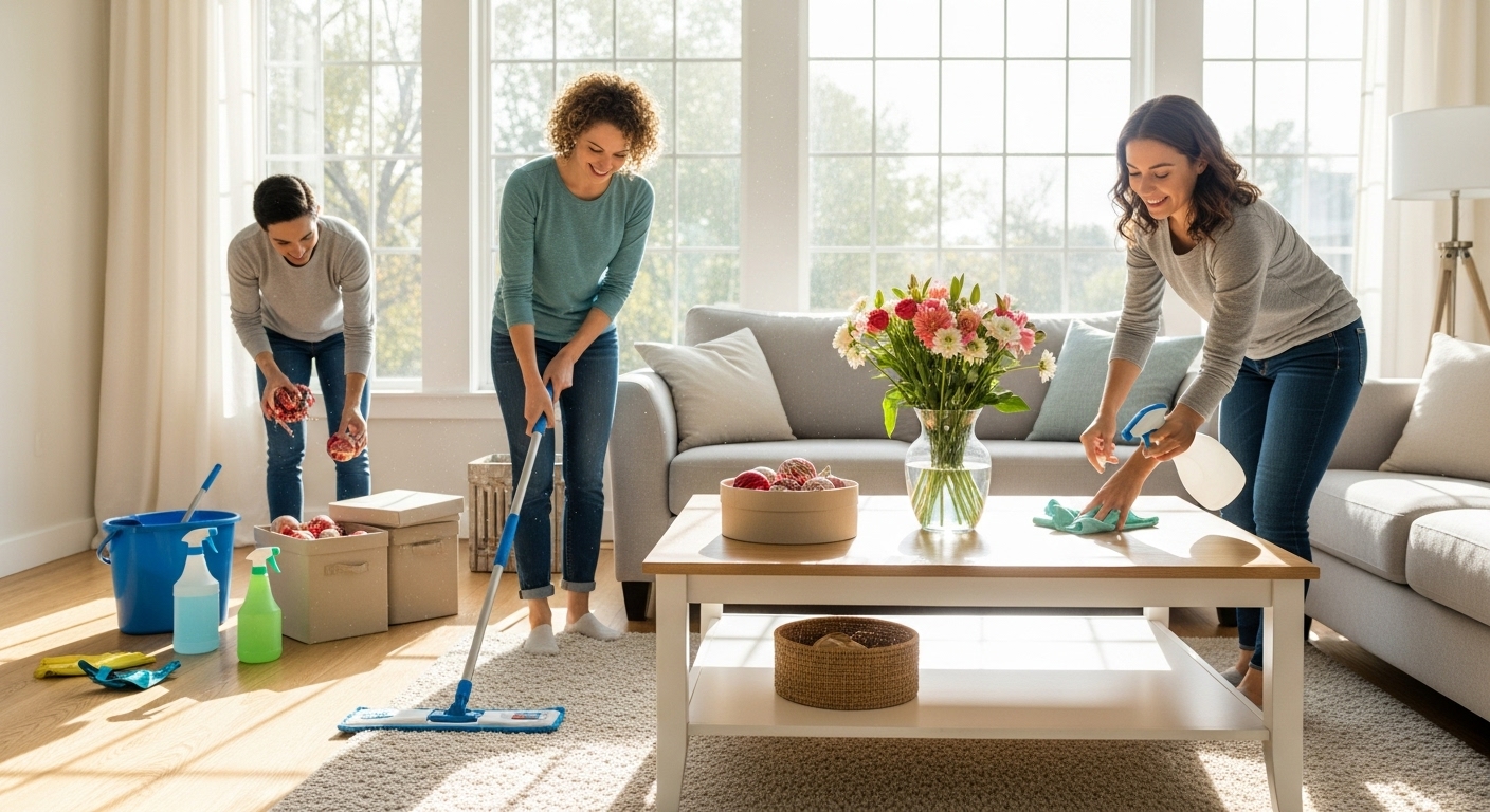 effektivnaya uborka posle prazdnikov vernite domu svezhest i poryadok