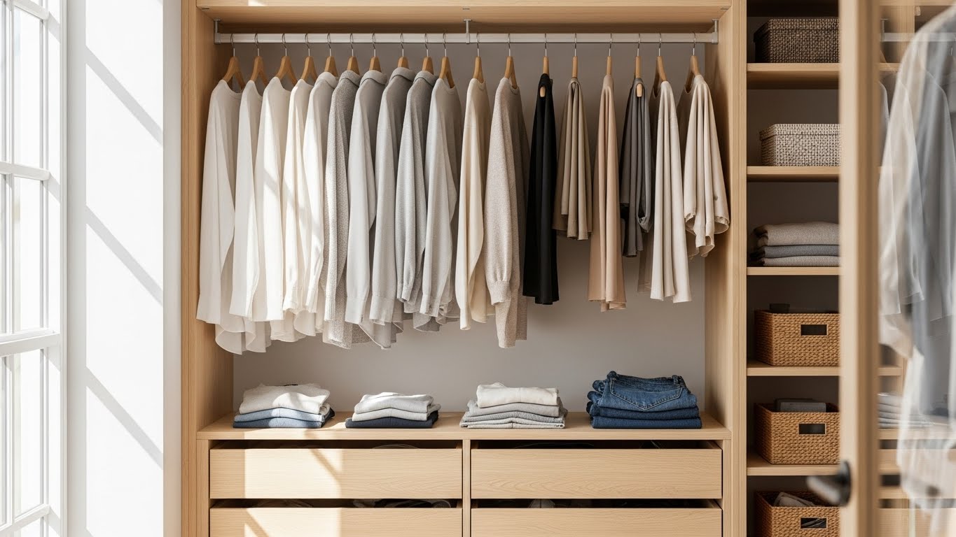 kak organizovat uborku garderoba sekrety ideal nogo poryadka